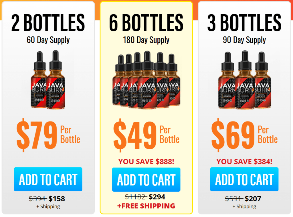 java burn official pricing java burn pricing