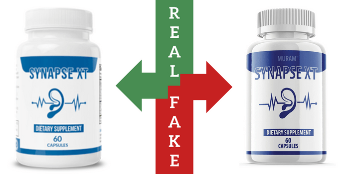 Synapse XT real vs fake bottle on Amazon