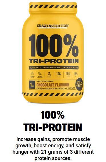 100% Tri-Protein