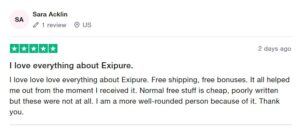 Review by Sara - sourced from Trustpilot