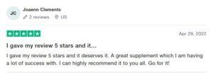 Review by Joyce - sourced from Trustpilot