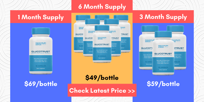 Glucotrust price and packages