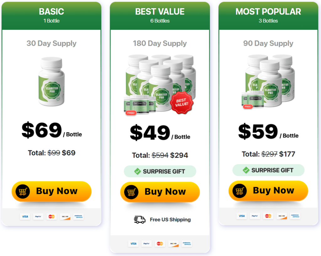 claritox pro price