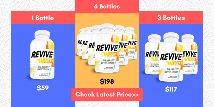 Revive daily official website pricing