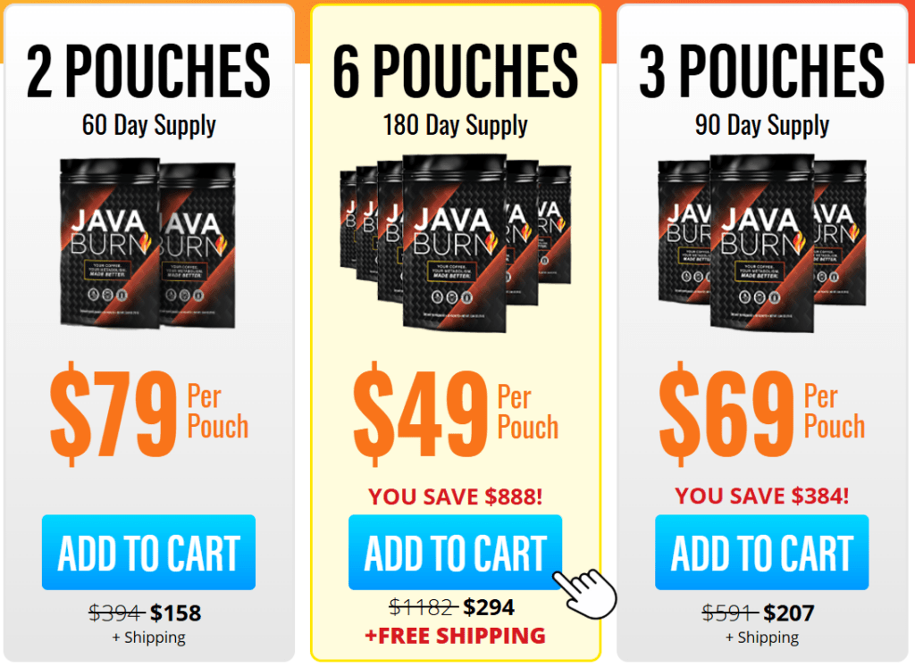 java burn official pricing