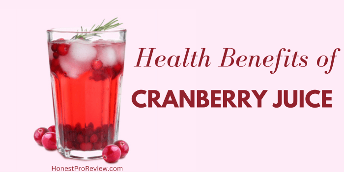 Health Benefits of Cranberry Juice