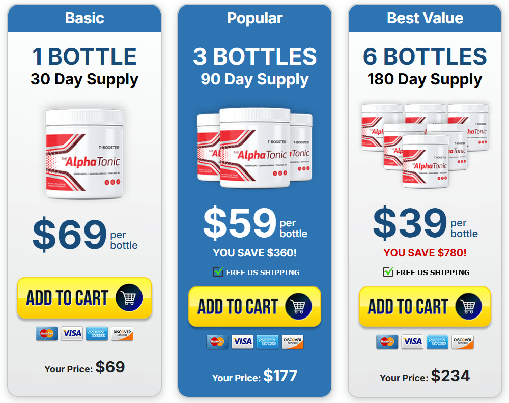 alpha tonic official pricing