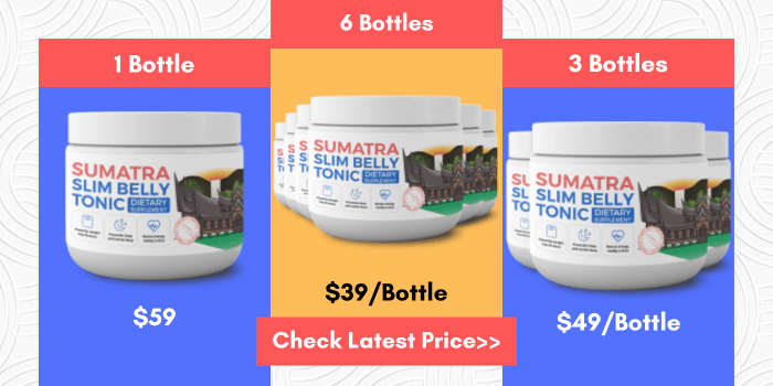 Sumatra Slim Belly Tonic pricing