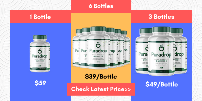 Puradrop gummies pricing