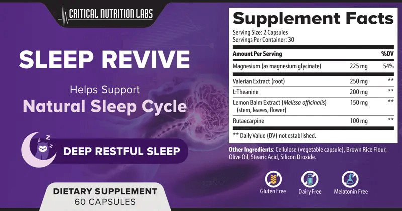 sleep revive ingredients