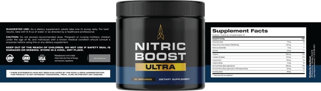 Nitric boost ultra ingredients