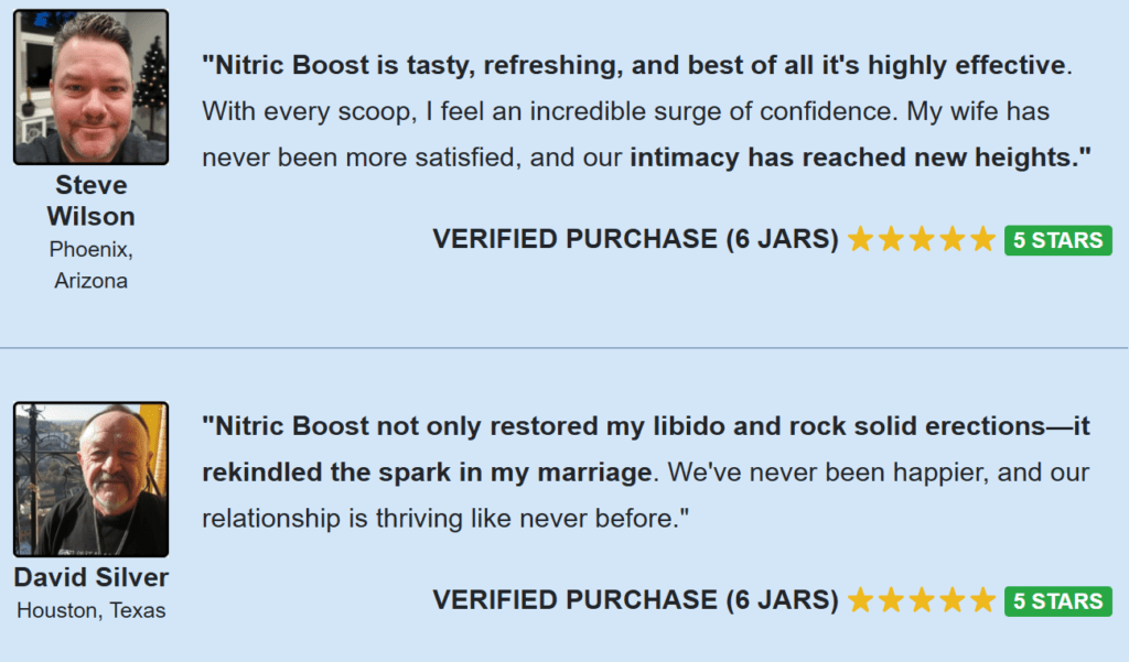 nitric boost ultra reviews from customers