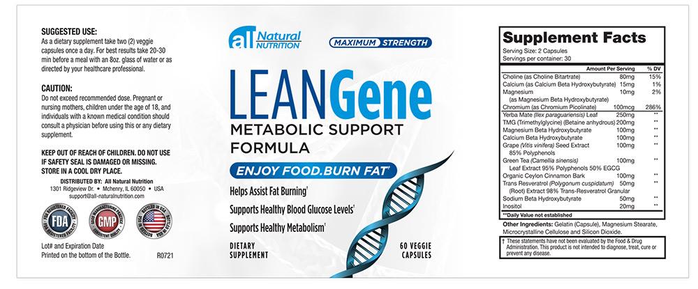 lean gene ingreidents