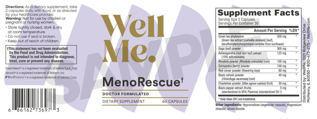 menorescue ingredients