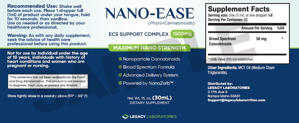 nano ease ingredients