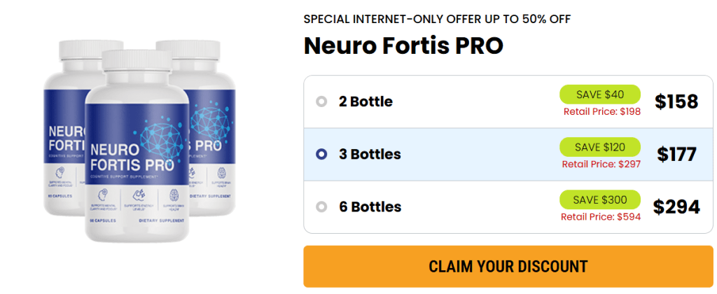 neuro fortis pro price
