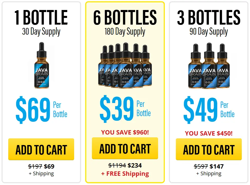 java brain pricing