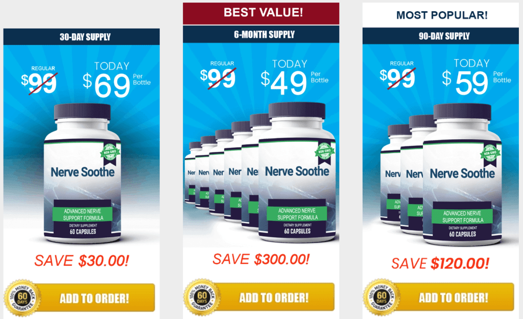 nerve soothe price