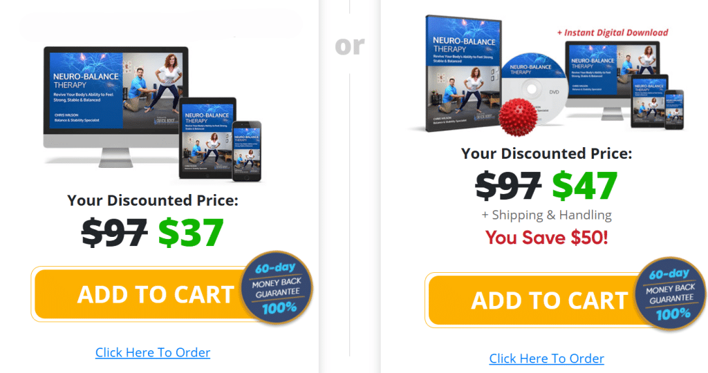 neuro balance therapy price
